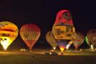 Il balloon glow all'aeroporto di Capannori