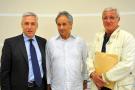 Il sindaco Del Ghingaro, Stefano Gori e Marcello Lippi nella cerimonia del 2011