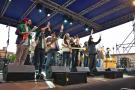 La Gaudats Junk Band sul palco di piazza Aldo Moro a Capannori