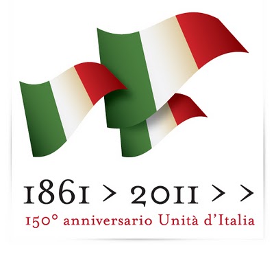 Il logo dei 150 anni dell'Unità d'Italia